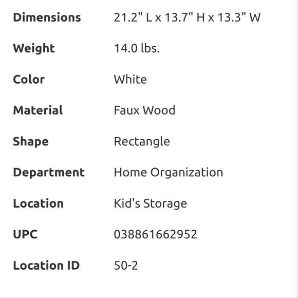 At Home White Rolling Tote - Picture 3 of 6